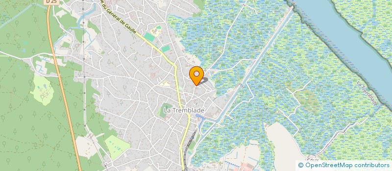 localisation de l'entreprise MONSIEUR BRUNO AGUENIER  LA TREMBLADE