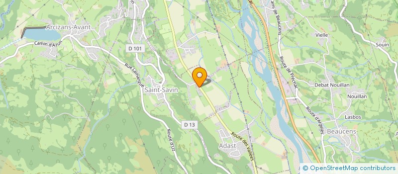 localisation de l'entreprise MONSIEUR BRUNO AGUILLON  SAINT-SAVIN