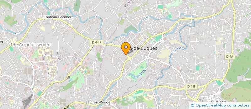 localisation de l'entreprise MONSIEUR BRUNO AHYERRE  PLAN-DE-CUQUES