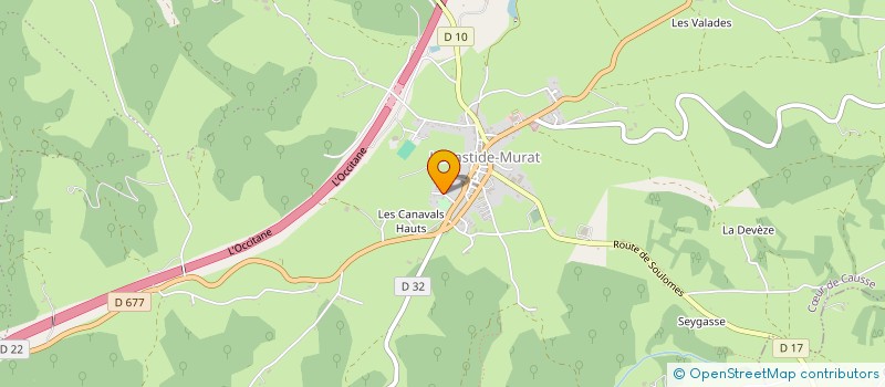 localisation de l'entreprise MONSIEUR BRUNO ALAIN SILVERE MARCHESE  COEUR DE CAUSSE