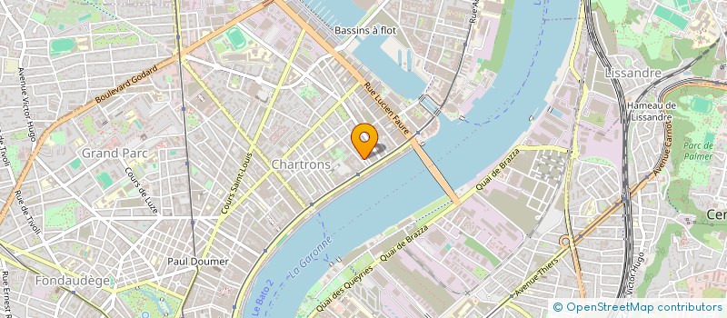 localisation de l'entreprise MONSIEUR BRUNO ALBAGNAC  BORDEAUX