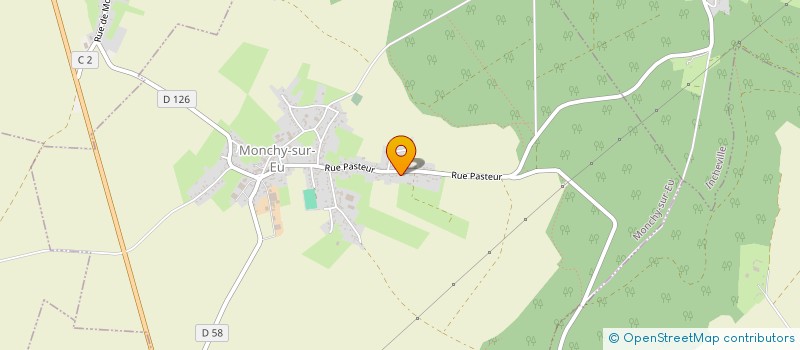 localisation de l'entreprise MONSIEUR BRUNO ALBAUT  MONCHY-SUR-EU