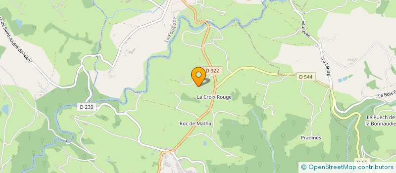 localisation de l'entreprise MONSIEUR BRUNO ALBERT à SAINT-ANDRE-DE-NAJAC