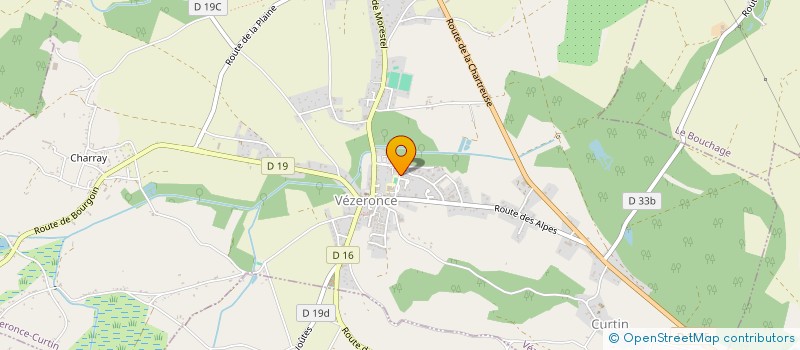 localisation de l'entreprise MONSIEUR BRUNO ALBERT  VEZERONCE-CURTIN