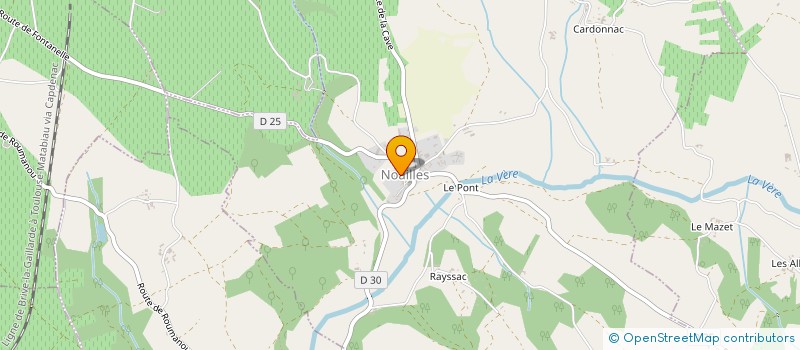 localisation de l'entreprise MONSIEUR BRUNO ALBOUZE  NOAILLES