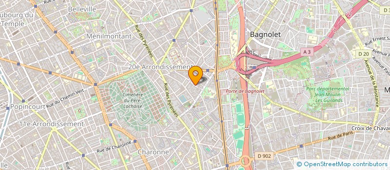 localisation de l'entreprise MONSIEUR BRUNO ALEXANDRE  PARIS