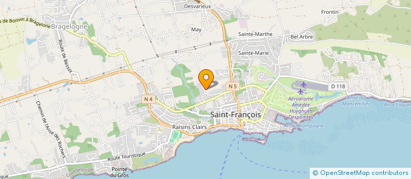 localisation de l'entreprise MONSIEUR BRUNO-ALEXANDRE LE GALL à SAINT-FRANCOIS