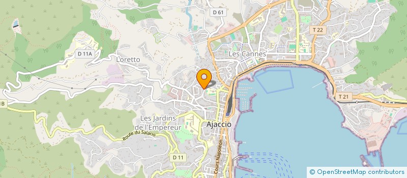 localisation de l'entreprise MONSIEUR BRUNO ALFARELA à AJACCIO