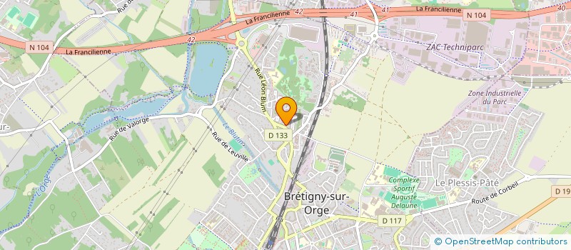 localisation de l'entreprise MONSIEUR BRUNO ALLAIRE à BRETIGNY-SUR-ORGE