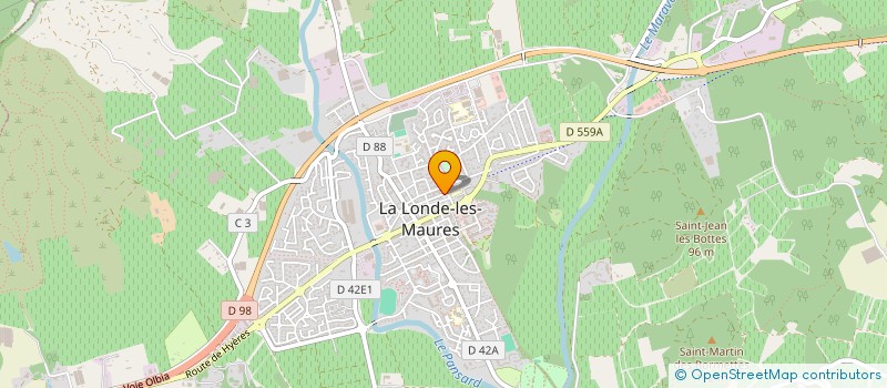 localisation de l'entreprise MONSIEUR BRUNO ALLEGRE à LA LONDE-LES-MAURES