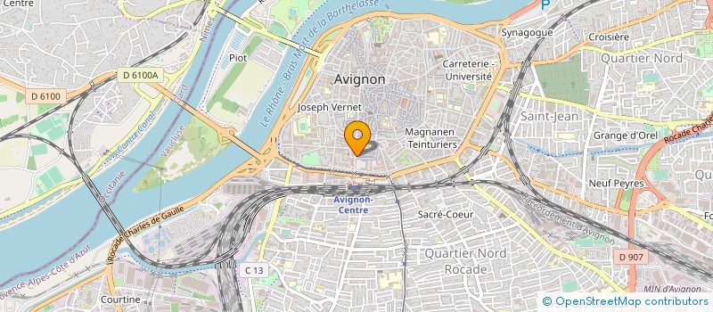 localisation de l'entreprise MONSIEUR BRUNO ALLEGRINI  AVIGNON