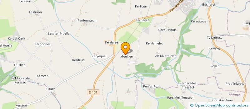 localisation de l'entreprise MONSIEUR BRUNO ALLOUET  PLONEVEZ-PORZAY