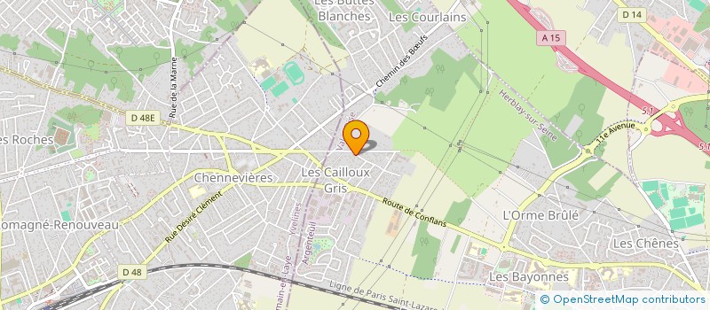 localisation de l'entreprise MONSIEUR BRUNO ALVES  HERBLAY-SUR-SEINE