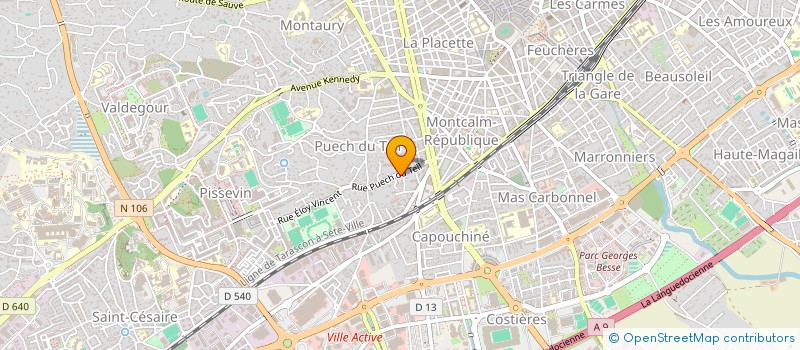 localisation de l'entreprise MONSIEUR BRUNO ALVES DA ROCHA  NIMES