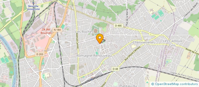 localisation de l'entreprise MONSIEUR BRUNO ALVES MARIA  CONFLANS-SAINTE-HONORINE