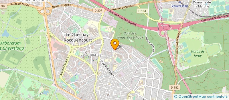 localisation de l'entreprise MONSIEUR BRUNO ALVES MARTINS  LE CHESNAY-ROCQUENCOURT