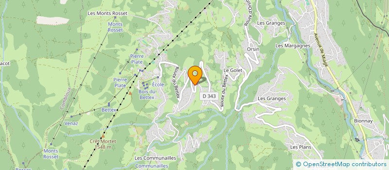 localisation de l'entreprise MONSIEUR BRUNO AMAFROID-BROISAT  SAINT GERVAIS LES BAINS