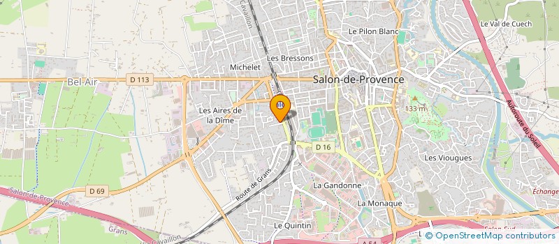 localisation de l'entreprise MONSIEUR BRUNO AMATO  SALON-DE-PROVENCE