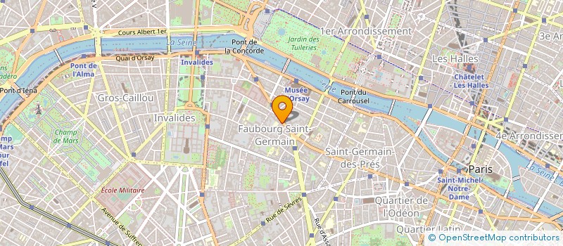 localisation de l'entreprise MONSIEUR BRUNO AMIGUES  PARIS