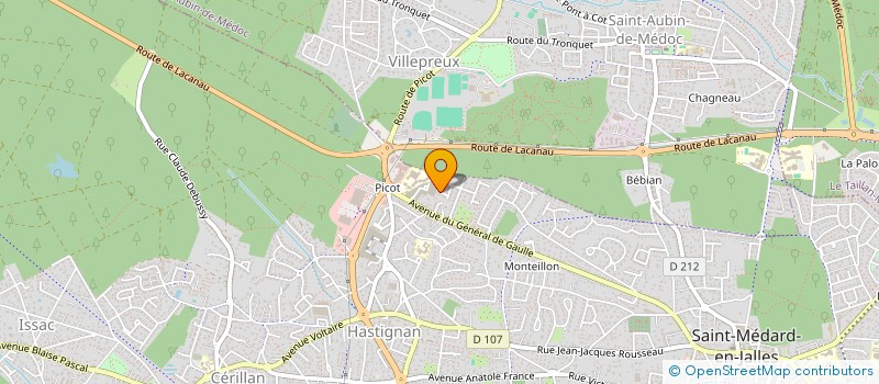 localisation de l'entreprise MONSIEUR BRUNO ANCEY  SAINT-MEDARD-EN-JALLES