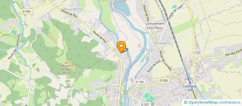 localisation de l'entreprise MONSIEUR BRUNO ANDRIEU  NAY