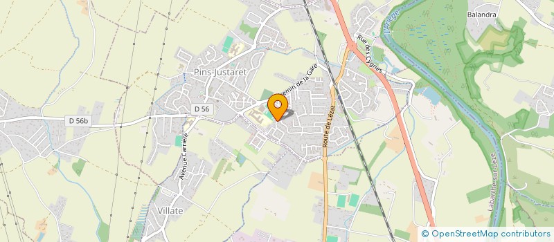 localisation de l'entreprise MONSIEUR BRUNO ANDRIOLO  PINS-JUSTARET