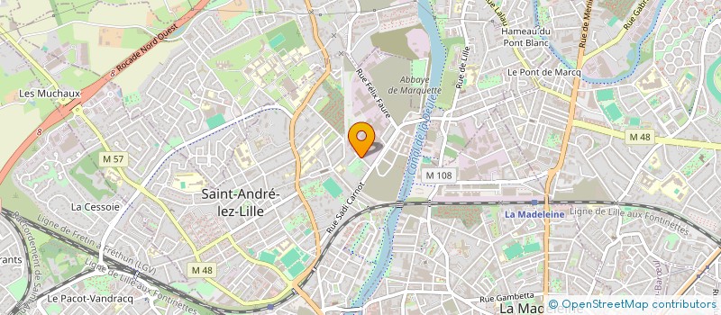 localisation de l'entreprise MONSIEUR BRUNO ANGILLIS  SAINT-ANDRE-LEZ-LILLE