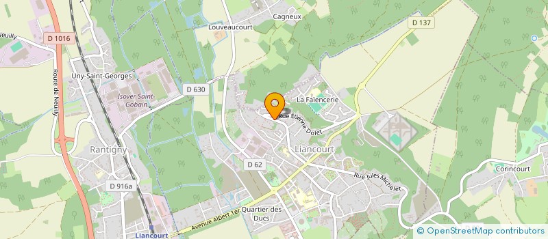 localisation de l'entreprise MONSIEUR BRUNO ANSEL  LIANCOURT