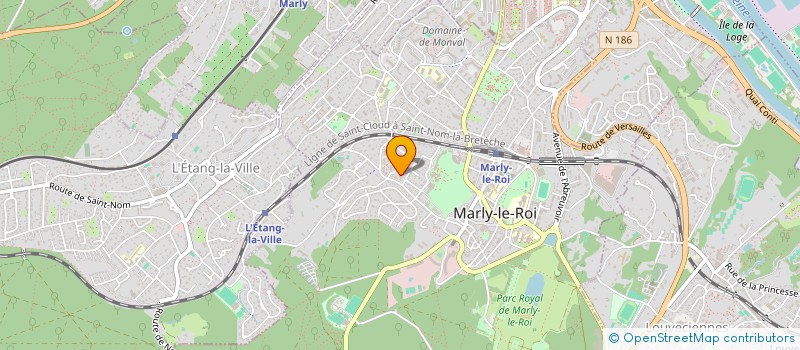 localisation de l'entreprise MONSIEUR BRUNO ANTHONY à MARLY-LE-ROI