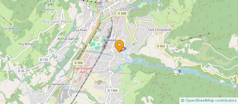 localisation de l'entreprise MONSIEUR BRUNO ANTOINE  BRIANCON