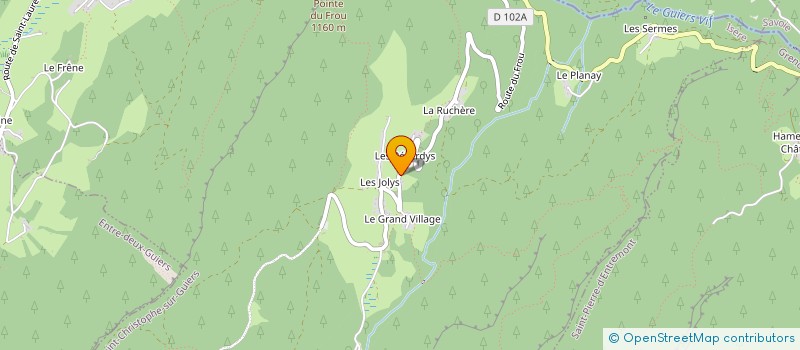 localisation de l'entreprise MONSIEUR BRUNO ANTONELLO  SAINT-CHRISTOPHE-SUR-GUIERS