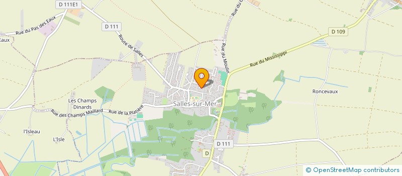 localisation de l'entreprise MONSIEUR BRUNO ANTONI  SALLES-SUR-MER