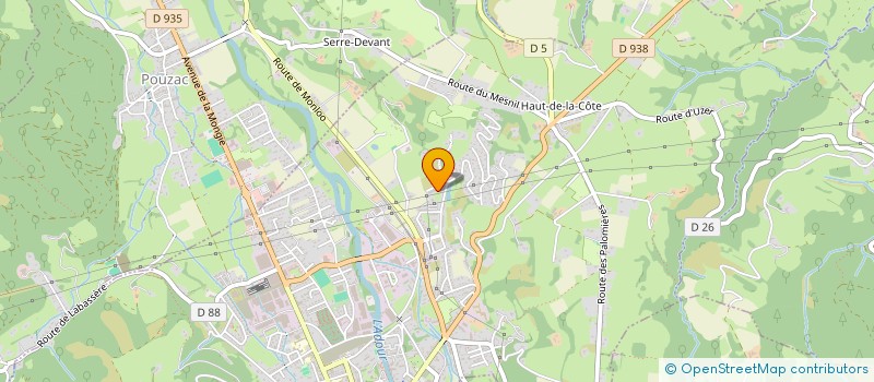 localisation de l'entreprise MONSIEUR BRUNO ARNE  BAGNERES-DE-BIGORRE