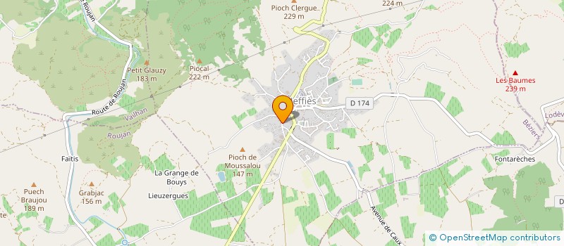 localisation de l'entreprise MONSIEUR BRUNO ASTRUC  NEFFIES