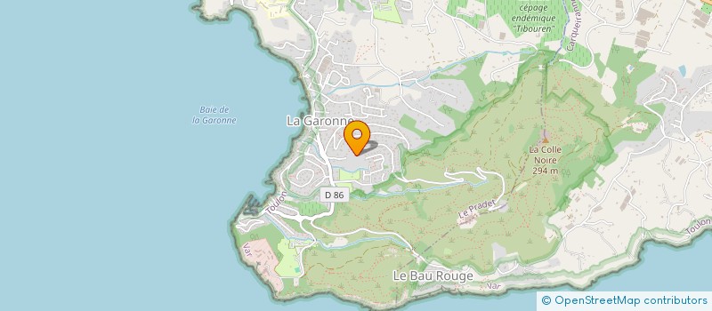 localisation de l'entreprise MONSIEUR BRUNO AUBRY  LE PRADET