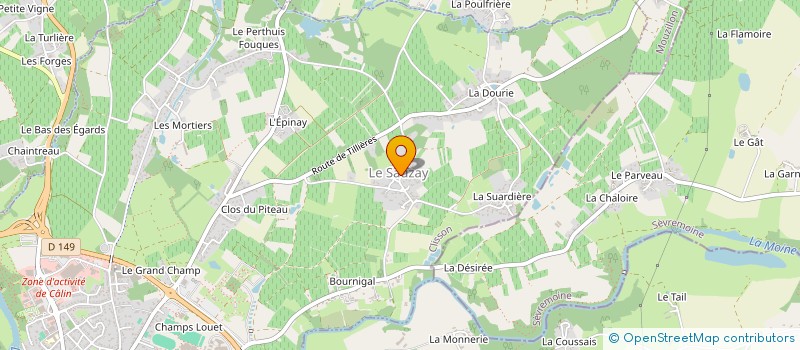 localisation de l'entreprise MONSIEUR BRUNO AUDUREAU  CLISSON