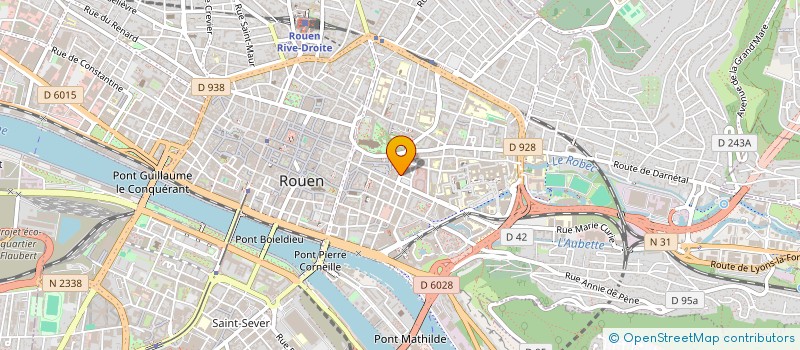 localisation de l'entreprise MONSIEUR BRUNO AUFFRET à ROUEN