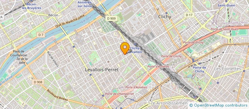 localisation de l'entreprise MONSIEUR BRUNO AUGIER DE MOUSSAC à LEVALLOIS-PERRET