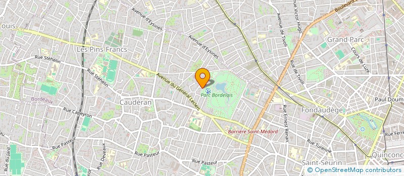 localisation de l'entreprise MONSIEUR BRUNO AUJARD  BORDEAUX