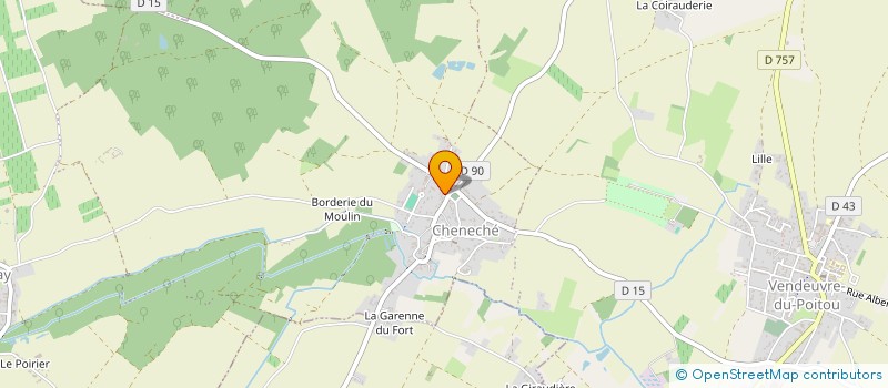 localisation de l'entreprise MONSIEUR BRUNO AURIAULT  SAINT-MARTIN-LA-PALLU