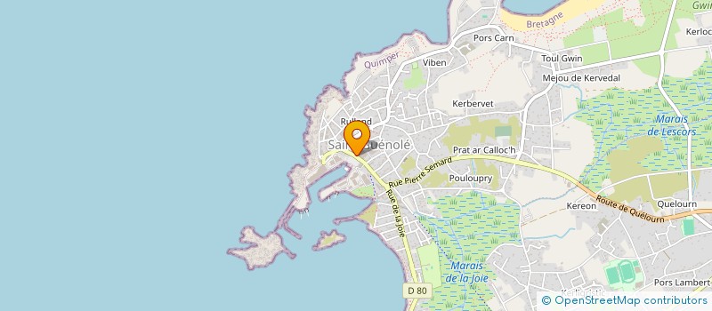 localisation de l'entreprise MONSIEUR BRUNO AUTRET  PENMARCH