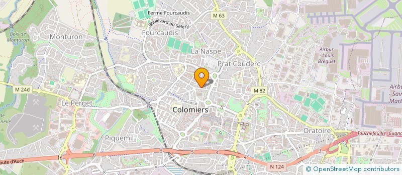 localisation de l'entreprise MONSIEUR BRUNO AZAIS à COLOMIERS