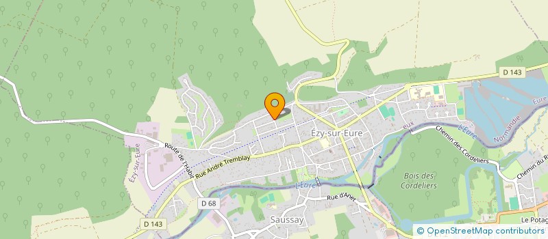 localisation de l'entreprise MONSIEUR BRUNO AZMI  EZY-SUR-EURE