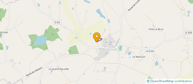 localisation de l'entreprise MONSIEUR BRUNO BABAUD DE MONVALLIER  ESSE