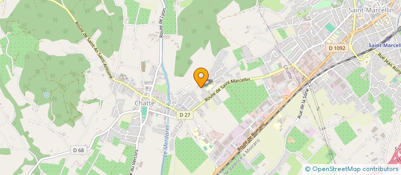 localisation de l'entreprise MONSIEUR BRUNO BACCONNIER  CHATTE