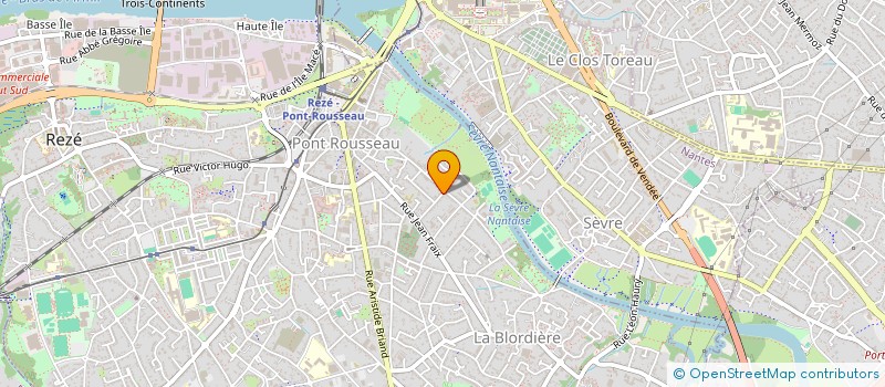 localisation de l'entreprise MONSIEUR BRUNO BADEAU à REZE