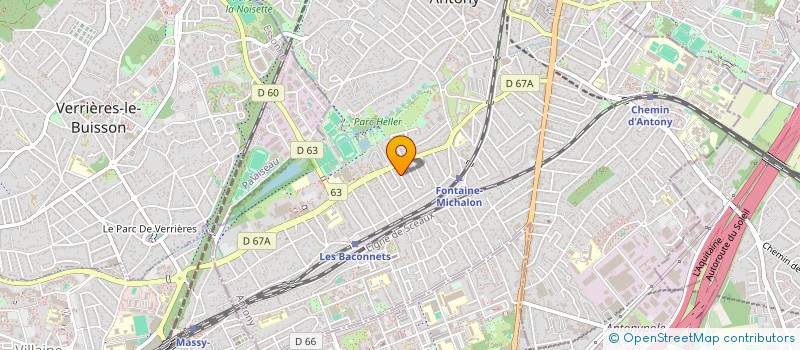 localisation de l'entreprise MONSIEUR BRUNO BADOUVILLERS à ANTONY