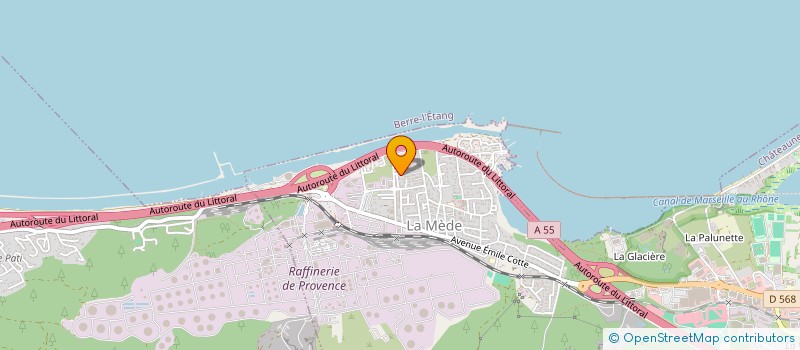 localisation de l'entreprise MONSIEUR BRUNO BAGHIANI  CHATEAUNEUF-LES-MARTIGUES