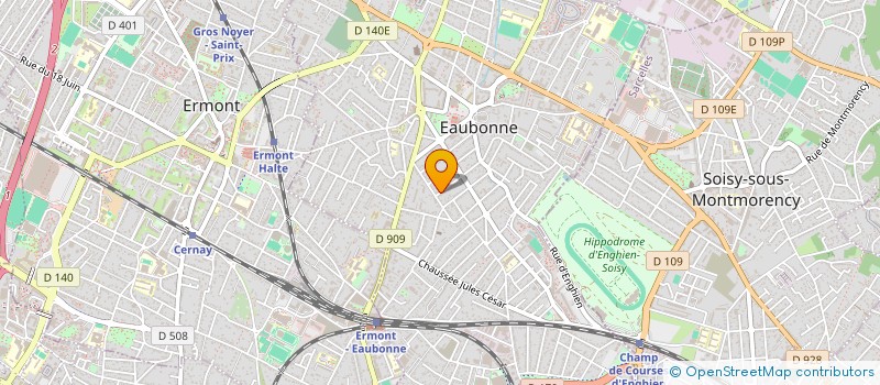 localisation de l'entreprise MONSIEUR BRUNO BAGOURD à EAUBONNE