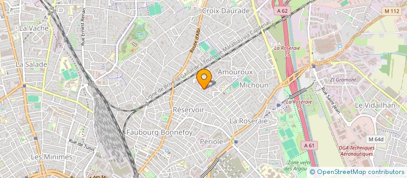 localisation de l'entreprise MONSIEUR BRUNO BAGUR  TOULOUSE